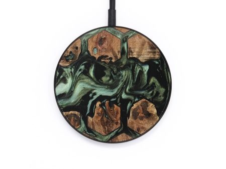 Circle Wood Wireless Charger - Jaheim (Pattern, 735484) Sale