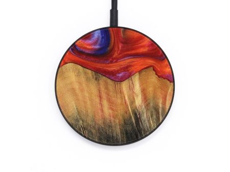 Circle Wood Wireless Charger - Erin (Fire & Ice, 734255) Discount