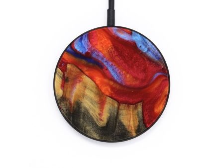 Circle Wood Wireless Charger - Corry (Fire & Ice, 734195) Cheap