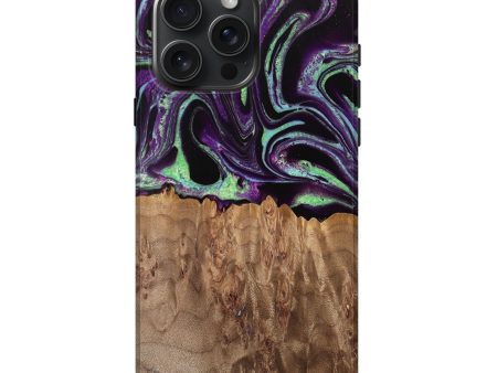 iPhone 16 Pro Max Wood Live Edge Phone Case - Alexys (Purple, 734888) Online