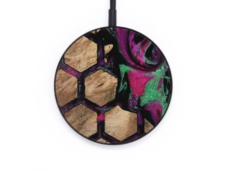 Circle Wood Wireless Charger - Haleigh (Pattern, 734563) Hot on Sale