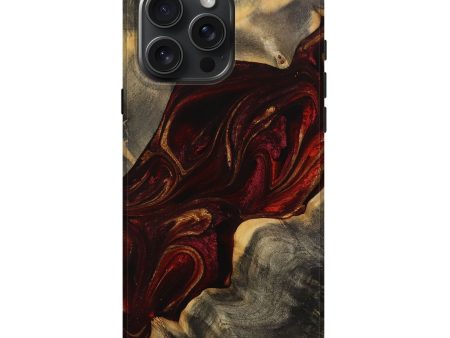 iPhone 16 Pro Max Wood Live Edge Phone Case - Jorge (Red, 731652) Online Sale