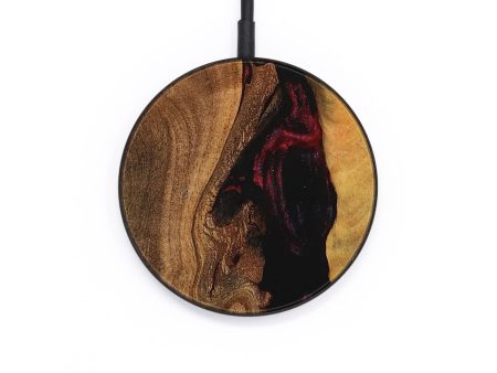 Circle Wood Wireless Charger - Gwyn (Red, 734096) Online