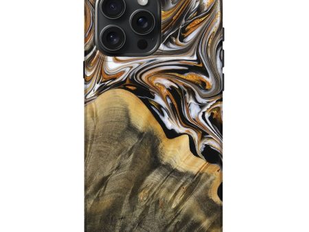 iPhone 16 Pro Max ResinArt Live Edge Phone Case - Romeo (Black & White, 731419) Online