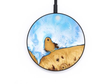 Circle Wood Wireless Charger - Halsey (Coastal, 734071) Sale