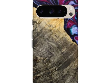 Pixel 9 Pro Wood Live Edge Phone Case - Daulton (Purple, 731784) For Cheap