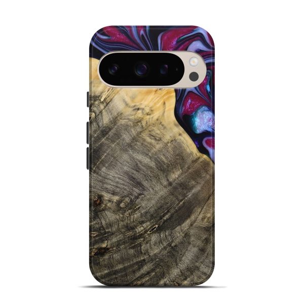 Pixel 9 Pro Wood Live Edge Phone Case - Daulton (Purple, 731784) For Cheap