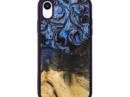 iPhone Xr Wood Phone Case - Orelia (Blue, 732908) Online Hot Sale