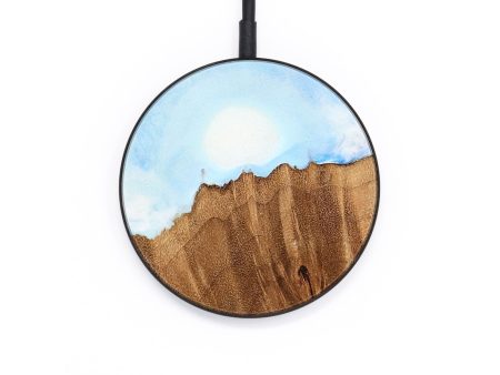 Circle Wood Wireless Charger - Cherry (Coastal, 732866) Online Sale