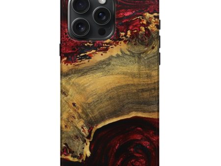 iPhone 16 Pro Max Wood Live Edge Phone Case - Rollie (Red, 731443) Online Sale