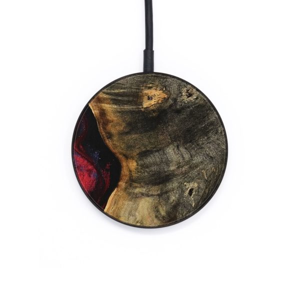 Circle Wood Wireless Charger - Aggi (Red, 734154) Online Hot Sale