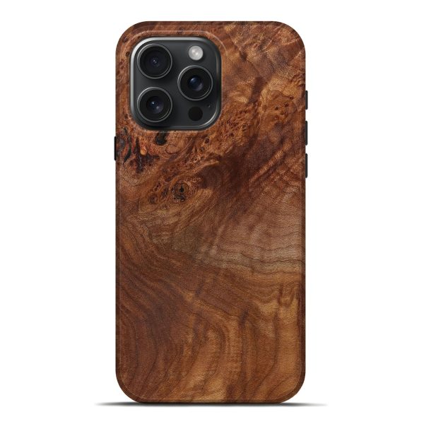 iPhone 16 Pro Max Wood Live Edge Phone Case - Hardy (Wood Burl, 731435) Fashion